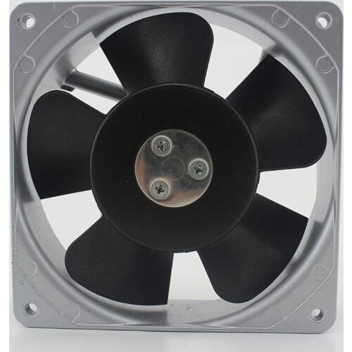 120mm 12CM 4.72" AC 200V Industrial Case Cooling Fan,MU1238A-41B AC200V 13/14W 12038 120X120X38mm Metal Frame Cooler
