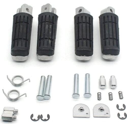 2 Pieces Pair Motorcycle Foot Pegs Footrest Compatible with Yamaha YZF1000 R1 FZ6R FZ6 FJR1300