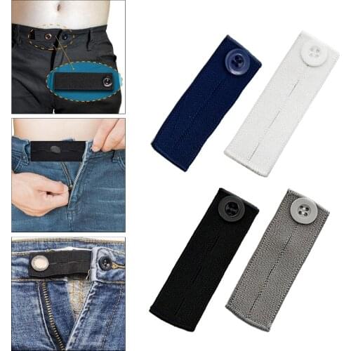 4 Pack Expander Button for Men and Women, Collar Extenders/Neck Extender/Wonder Button for Men Dress Shirts, Simple Use