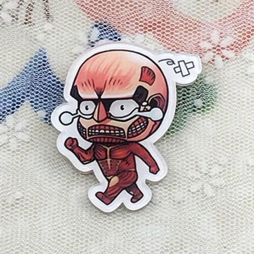 FFFPIN Japan Anime Clothes Badge Attack on Titan Cute Breastpin Pin Brooch Coin Collect Car Home Car Backpack Decor Icon