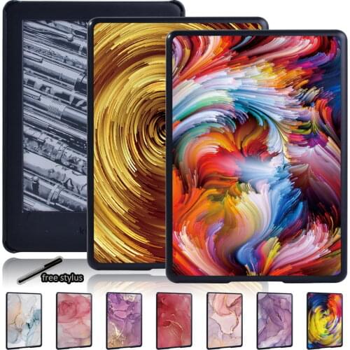 Tablet Case for Amazon Kindle EReader Paperwhite 1 2 3 4/Kindle (10th Gen 2019/8th Gen 2016) Watercolor Hard Shell Back Case
