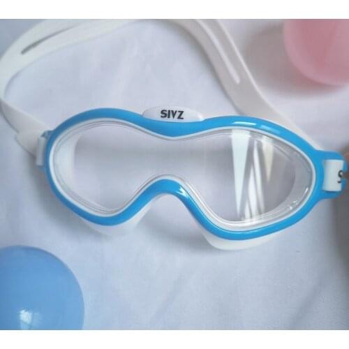 Childrens swimming goggles big frame waterproof anti-fog high-definition swimming goggles comfortable diving mask