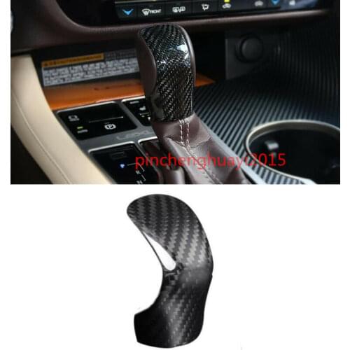 For Lexus RX200t 350 450h 2016 2017 2018 Carbon Fiber Gear Lever Shift Knob Cover Trim