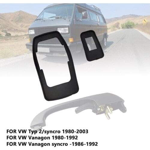 Door Handles FOR VW Type 2 / Syncro Vanagon Syncro Front Door Handle 251837205 Rubber Pad 251837209 21837211
