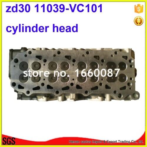 ZD30 cylinder head assembly 11039-VC10A 11039-VC101 AMC908 506 for Nissan