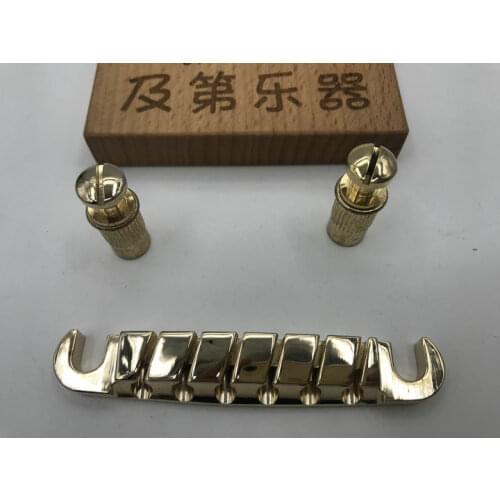 Ibz jazz guitar bridge quick changes LP Tune-O-Matic Roller Saddle in golden color new and original