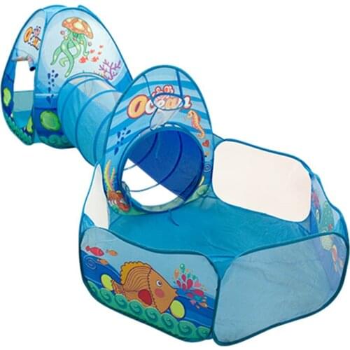 Kids Toy Tent Game House Baby Foldable Teepee Ocean Pool Play Tent Kids Indoor Outdoor Activity Center Play Balls Game