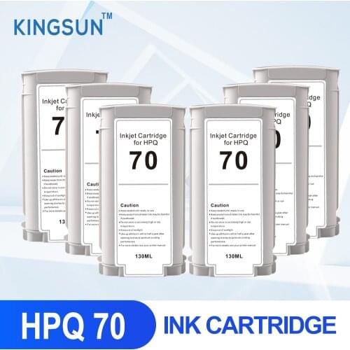 HP70 Compatible Ink Cartridge For HP Designjet Z2100 Z3100 Z3200 Z5200 printer full ink with chip 130ml