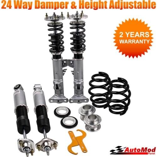 Coilover Suspension Shock Kit For BMW E36 3 Series 1991-1999 24 Ways Adj. Damper