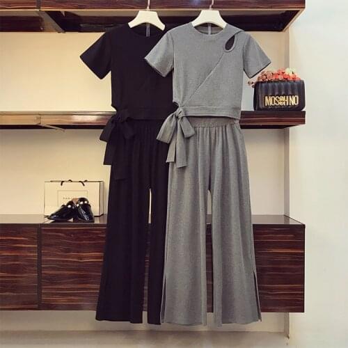 Summer Women Elegant Short Sleeve Pants Sets Female Casual Outfits Streetwear Two Piece Set Korean Sports Suit Solid Color cloth