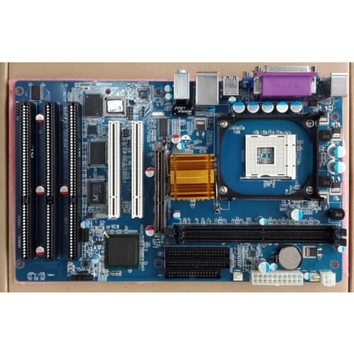 Free shipping New Original 845GV 845GL 845 Mainboard 478 DDR ISA Motherboard 2PCI 1 AGP 4/8X, 3 *ISA Industrial Tax motherboards