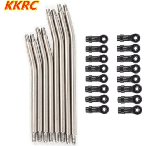 Metal Link Rod With Nylon End for 1/10 RC Crawler Car Axial SCX10 II 90046