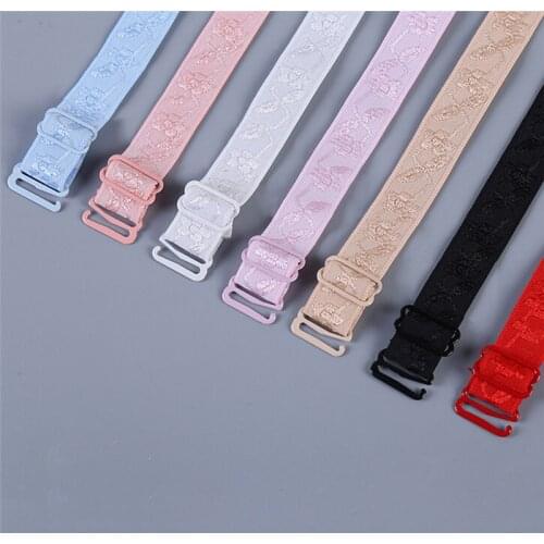 New 1 Pair 34cm Slip Resistant Bra Straps Women Double Shoulder Elastic Bra Strap