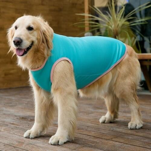 Dog Clothes Summer T-Shirts Vest Dog Cooling Shirt Breathable Sport Pets Apparel Outfits for Golden Retriever Medium Large Dogs