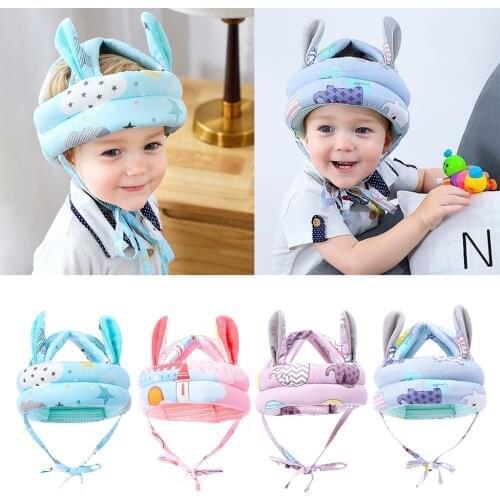 Baby Toddler Cap Anti-collision Protective Hat Baby Safety Helmet Soft Comfortable Head Security & Protection - Adjustable