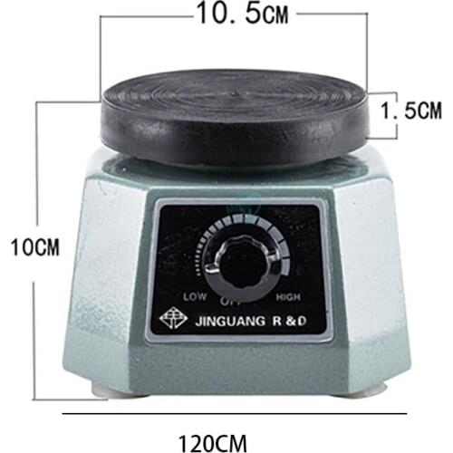 1pcs Dental Plaster Vibrator Round Gypsum Variable Intensity Shaker Oscillator for Dental Lab Equipment