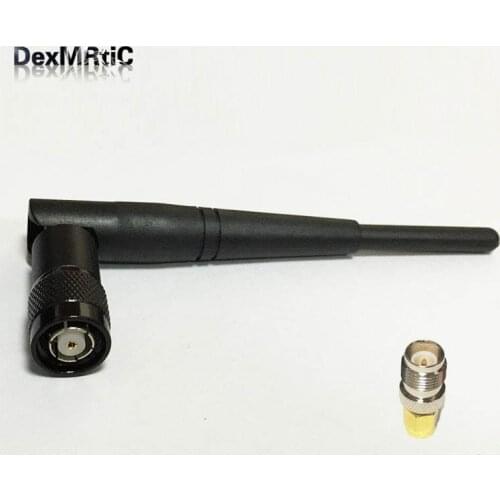 Wifi Antenna 2.4Ghz 3dbi RP-TNC Connector for Wireless Router + RP-TNC Female Switch RP-SMA Male Plug RF Coaxial Adapter