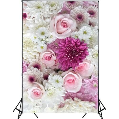 Name Number Custom Printing 5x7ft Flowers Backdrop photography background for childrens photography prop