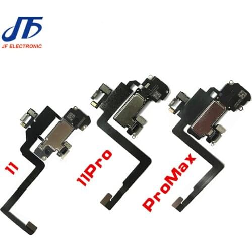 10pcs/lot Proximity Light Sensor With Earpiece Ear Speaker Flex Cable Replacement For iPhone 11 Pro Max 11Pro parts