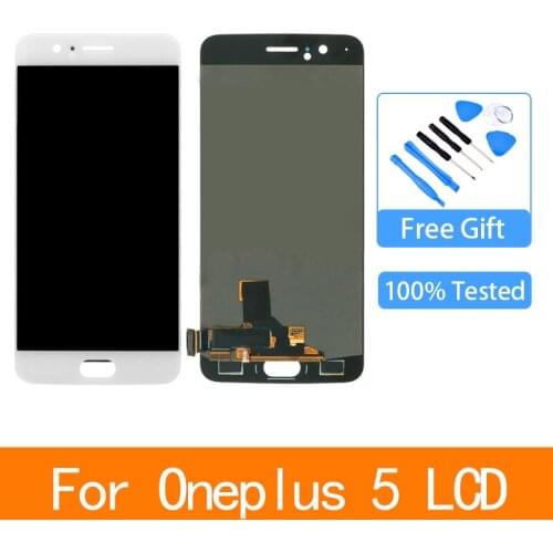 AAA+ 5.5" LCD For Oneplus 5 LCD Display Touch Screen OLED Digitizer With Frame Replacement For One Plus 5 A5000 1+5 LCD Screen