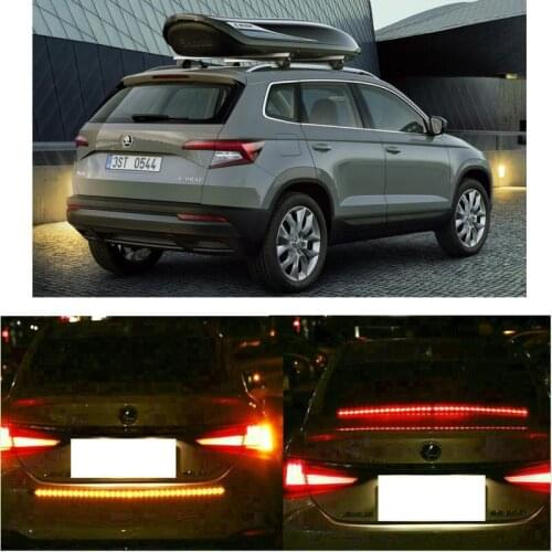 1pc Prevent rear-end Strobe Turn/Stop Light Trunk Lamp For skoda karoq kodiaq roomster felicia