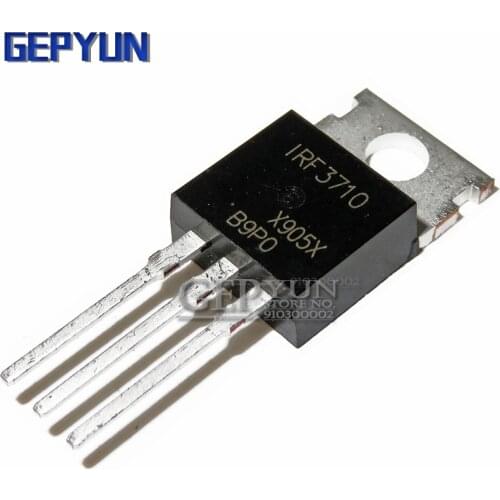 10PCS IRF3710 IRF3710PBF TO-220 TO220 Gepyun