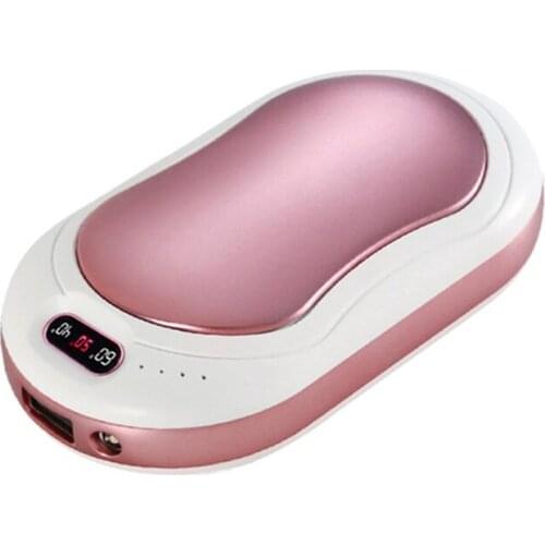 10000MAh 4 in 1 USB Rechargeable Electric Hand Warmer Double-Side 5S Heating Mini 5V Pocket Power Bank Warmer