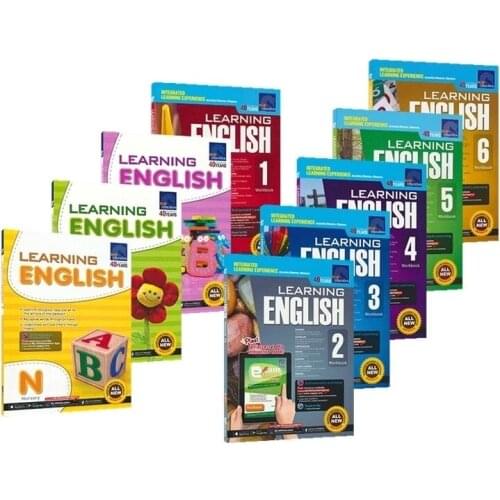 9 books/Set SAP Learning English Collection N-G6 Children Exercise Book Singapore kindergarten Primary School Math Textbook