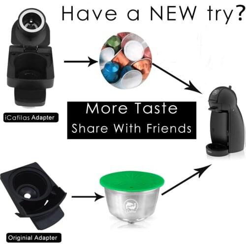 Adapter For Dolce Gusto Coffee Machine Connector For Original Nespresso Coffee Pods Coffee Capsule Holder