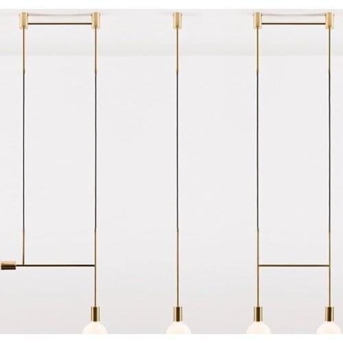 American Creative Glass Ball Pendant Lights Iron Hoop Hang Lamp For Bedroom Cafe Restaurant Bar Indoor Lighting Fixtures Decor