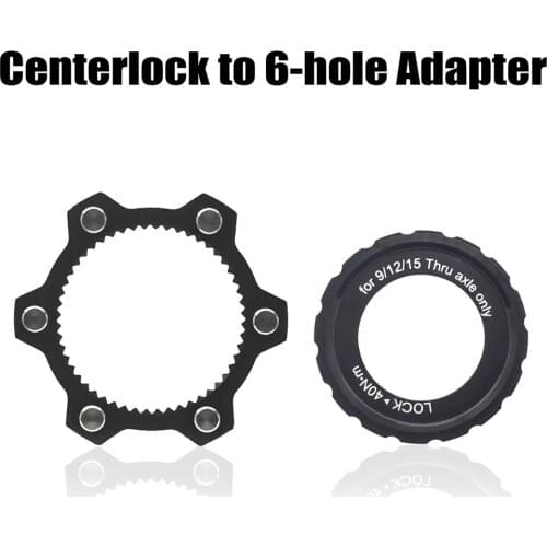 Centerlock to 6-hole Adapter, Center Lock conversion 6 hole Brake Disc, Center Lock for 6 Bolt, SM-RTAD05 / SM-RTAD10