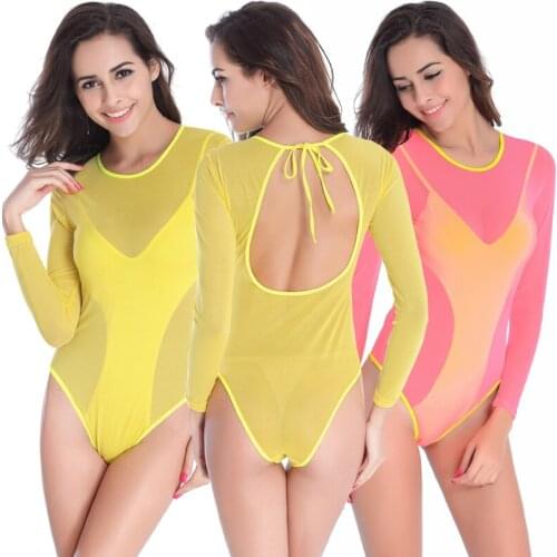 Double Layer Sunshade Beachwear Arrival Monokini Swimsuit High Cut Swimwear Sexy One Piece Bathing Suits 02