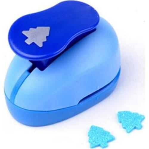 Cedar shape 5/8"/1.5cm paper EVA foam hole punch greeting card DIY Christmas tree craft punch cortador de papel de scrapbooking