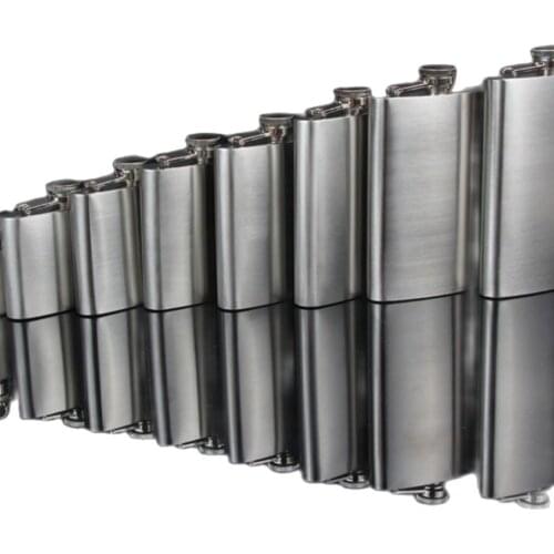 Wholesale customized stainless steel liquor whiskey wine hip flask 6oz