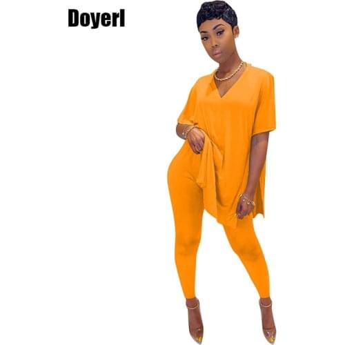 Two Piece Pants Set Women Clothing Sets Summer Oversize T Shirt and Leggings Set Casual Sweat Suit 2 Piece Outfits for Women