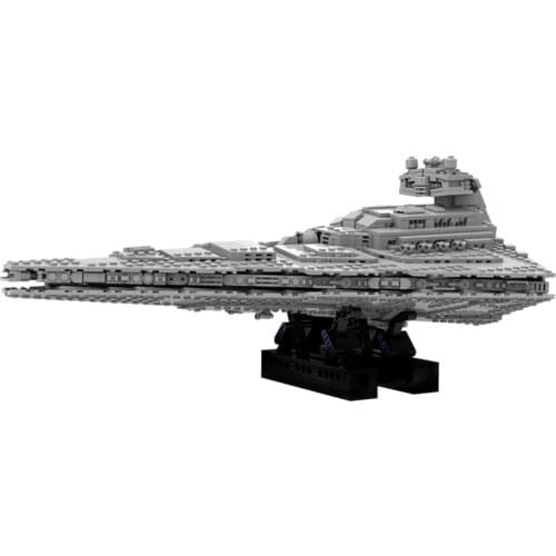 MOC Imperial Star Destroyer Spaceship Building Blocks Kit Space Battle Troop Transport Airship Bricks Toy For Children Xmas Gift