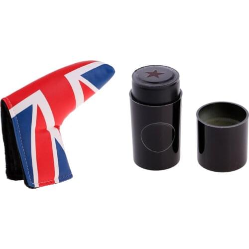 Red Star Golf Ball Stamp Stamper Print Signet with Blade Putter Head Cover Protector