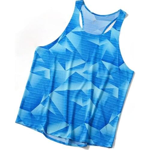 2021Summer New Mens Vest Sleeveless Loose Quick-drying Breathable Running Training Fitness Sports Vest Tank Tops Mens Clothing