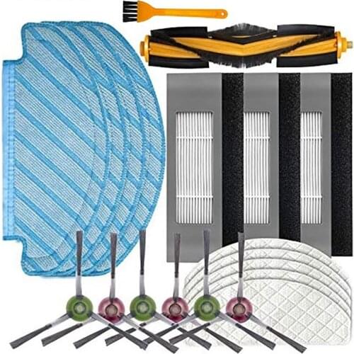 Filter Brush Mop Cloth Set for Deebot Ozmo T8 Vacuum Cleaner Parts Brushes Filter Accessories Side Brushes Roller Brush