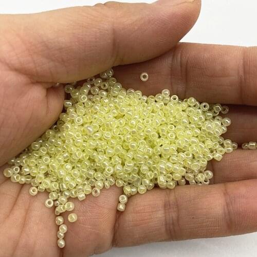 New 2/ 3/4/mm cream beads Charm Czech Glass Seed Beads DIY Bracelet Beads for Jewelry Making Earring Necklace # 07