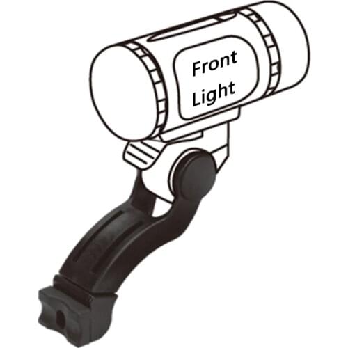 MTB BMX Bike Front Light Mount Bicycle Fork Light archmount Extension Base Flashlight Bracket Extender For dahon Bike Light