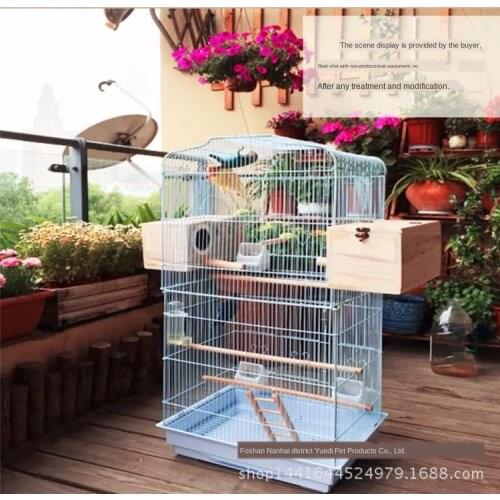 Low-carbon steel ABS plastic portable pet cage resin coating pet display cage modeling practical Birdcage chassis drawable easy