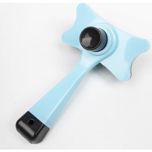 Plastic Push Brush for Cat and Dogs Pet Groom Bath Brush Hair Removal Brush STTA889