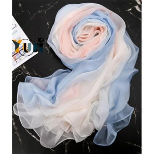 Yuri Silk scarf women shawl long all-match scarf for Women Female gauze kerchief Unique Styles thin fashion new hot thoughtful C