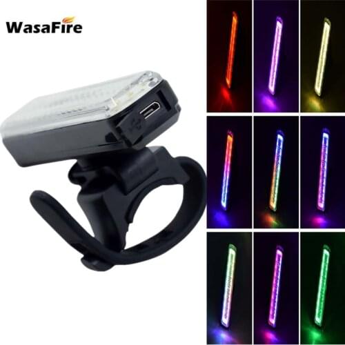 WasaFire 14 Modes Bicycle Taillight 22* LED USB Rechargeable Bike Rear Tail Light Helmet MTB Night Warning Cycling Flash Lamps