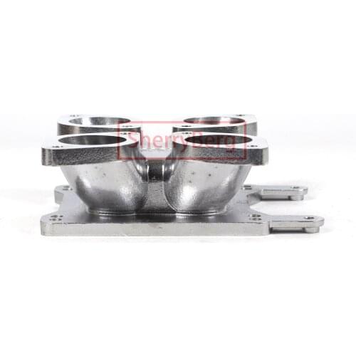 SherryBerg Inlet Intake Manifold CARB ADAPTOR 2 x IDF WEBER EMPI TO 4BBL HOLLEY CARBURETTOR CARBY HOLDEN FOR FORD CHEV GM FIAT