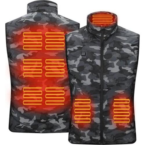 Heated Vest USB Charging Electric Body Warmer for Men&Women Heating cotton vest smart constant temperature electric heating
