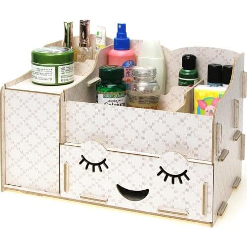 1pcs creative artisan cosmetic Jewelry Box Drawer Wooden desktop multi-function A007 Kit