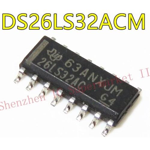 2pcs/lot ADG222KR DG221DY=DG221CY [SMD] DS26LS32AC/DS26LS32C/DS26LS32M/DS26LS33M Quad Differential Line Receivers