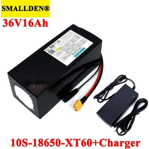 36V 16ah 18650 lithium Battery pack 1000Watt 20A bms for electric wheelchair Balancing scooter E-bike and 42V 2A Charger